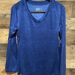 Jockey Blue Long Sleeve Medium NWT Soft Top